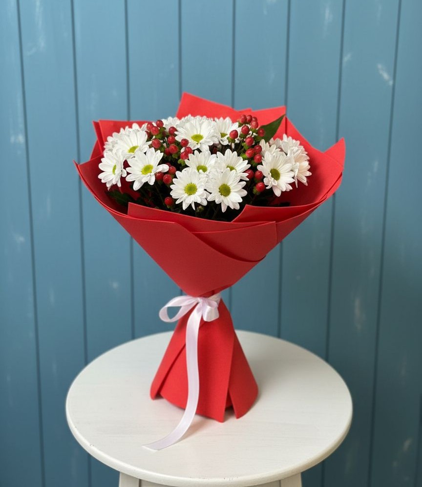 Букет цветов из: Хризантемы в Пчегатлукае