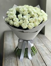 Букет 35 Белых роз в Пчегатлукае