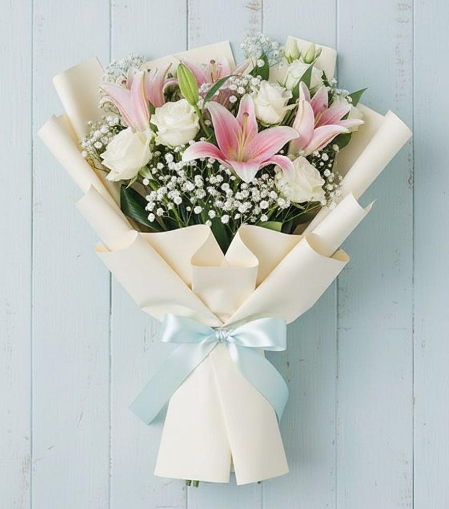 Букет цветов из: Лилии в Пчегатлукае