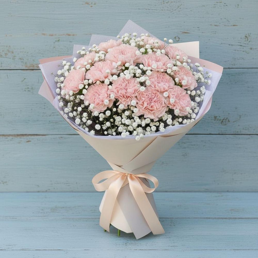 Букет цветов из: Гвоздики в Пчегатлукае