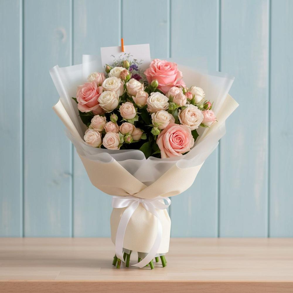 Букет цветов из: Розы в Пчегатлукае