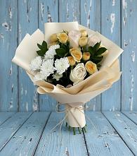 Букет цветов из:  Розы и Хризантемы в Пчегатлукае