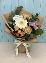 Букет цветов из:  Герберы и Хризантемы в Пчегатлукае