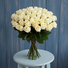 Букет 51 Белая роза Эдлесс Лав #REPLACE_PRED# Пчегатлукае