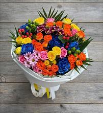 Букет цветов из:  Розы и Хризантемы в Пчегатлукае