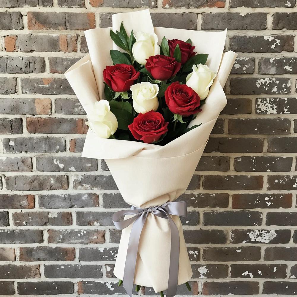 Букет цветов из: Розы в Пчегатлукае