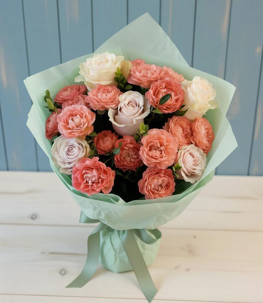 Букет цветов из: Розы в Пчегатлукае