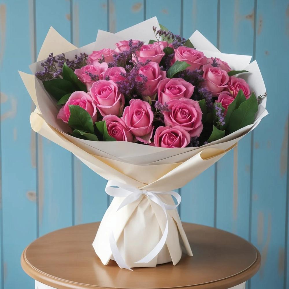 Букет цветов из: Розы в Пчегатлукае