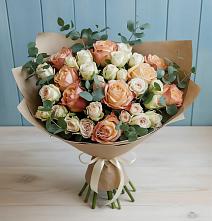 Букет цветов из:  Альстромерии и Розы в Пчегатлукае