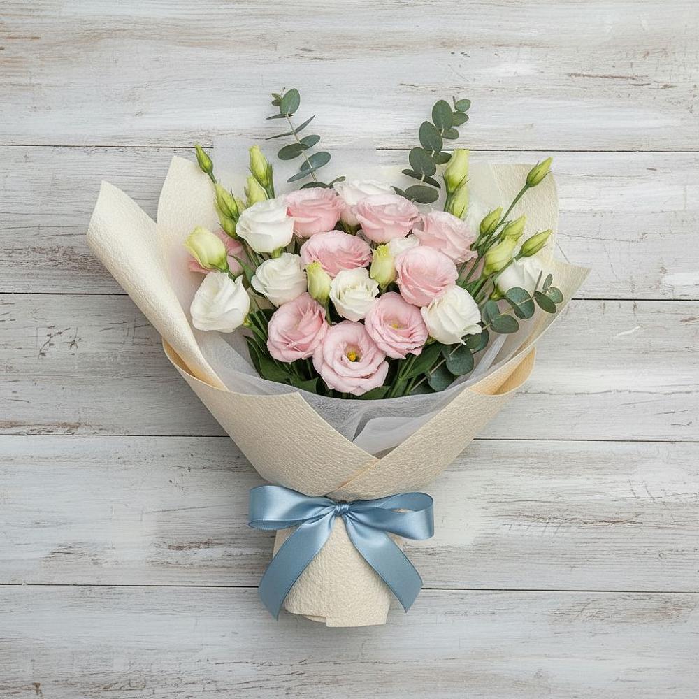 Букет цветов из: Лизиантусы в Пчегатлукае